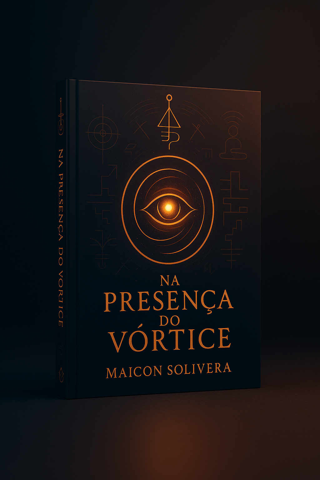 Capa do Livro Na Presença do Vórtice